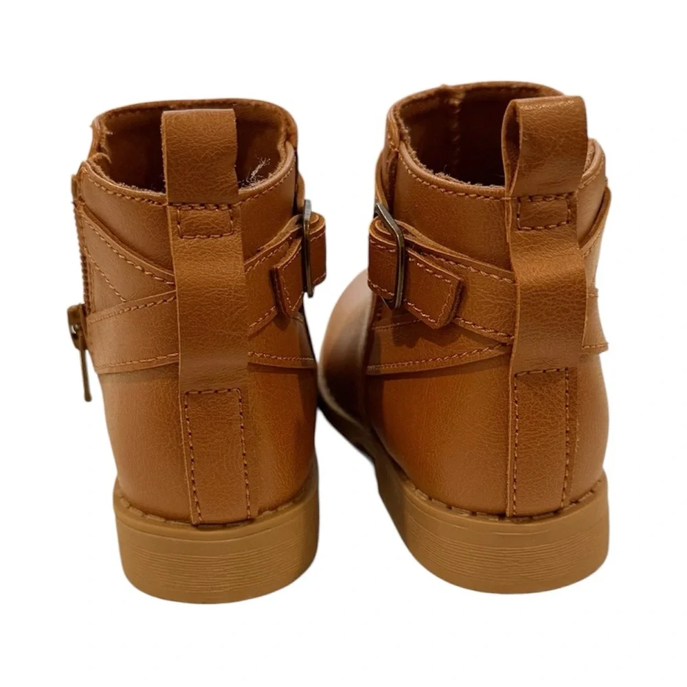 NWOT Old Navy Brown Zip Ankle Booties 9